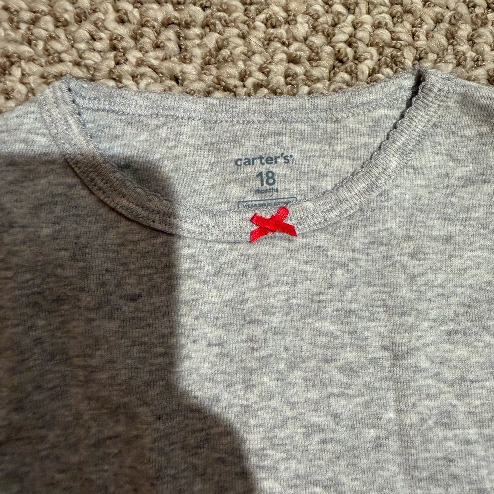 Carter's Gray and Red Holiday Dalmatian Pajama Set - Picture 2 of 3